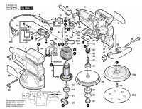 Bosch 0 603 298 703 Pex 15 Ae Random Orbital Sander 230 V / Eu Spare Parts